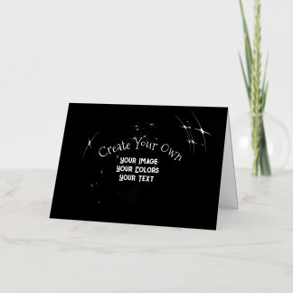 Carte De Vacances Métallisée Créez votre propre