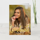 Gras Script Diplômé Photo Élégant Diplôme Or