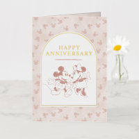 L'anniversaire rose de Mickey & Minnie Mouse de Di