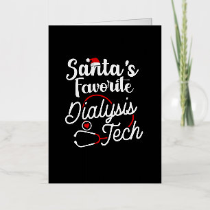 Carte De Vacances Métallisée Père Noël : technologie de dialyse préférée