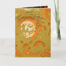 Scène de Halloween en papier découpé