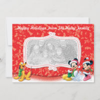 Carte de vacances Mickey et Friends
