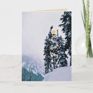 Carte de vacances Mountain Top Merriment