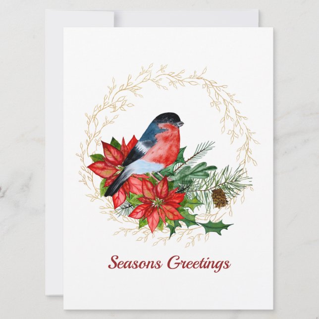 Carte de vacances Nature Wreath Appartement (Devant)