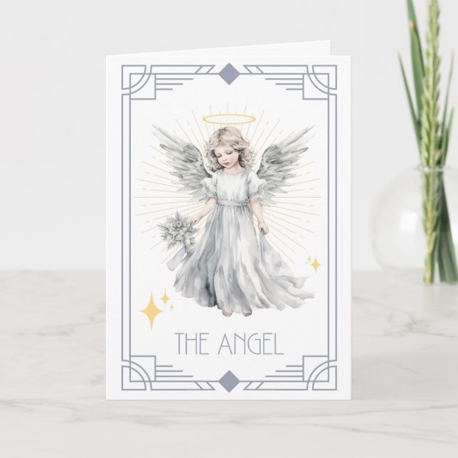 Carte de vacances Noël Angel (Devant)
