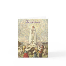 Carte de vacances Notre Dame de Fatima