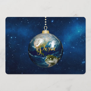 Carte de vacances "Paix sur Terre"
