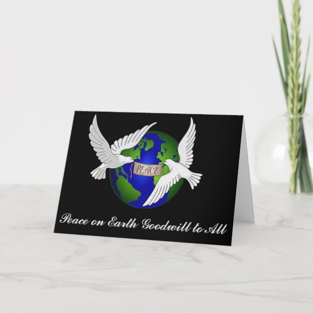 Carte de vacances Peace On Earth (Devant)