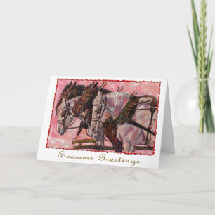 Carte de vacances Percheron
