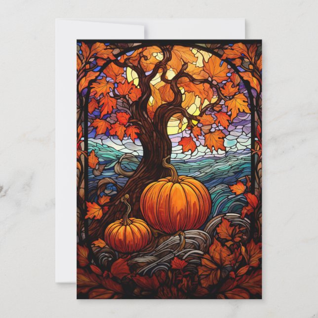 Carte de vacances personnalisée pour Thanksgiving  (Devant)