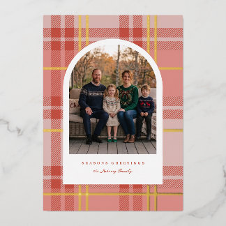 Carte de vacances photo avec plaque et motif à car
