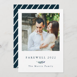 Carte de vacances Photo Farewell 2021