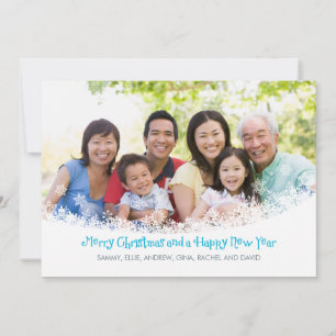 Carte de vacances Photo Flurry