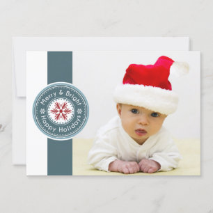 Carte de vacances photo Mod Seal