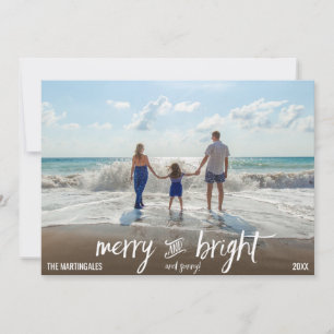 CARTE DE VACANCES PHOTO   Noël côtier de plage