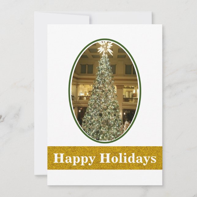 Carte de vacances Plat Deck The Halls (Devant)