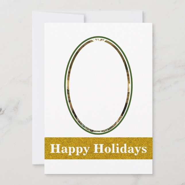 Carte de vacances plate Deck The Halls (Devant)