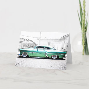 Carte de vacances pliée