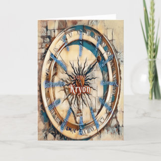Carte de vacances pliée Kryon Times