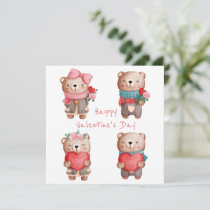 Carte de vacances pour la Saint Valentin