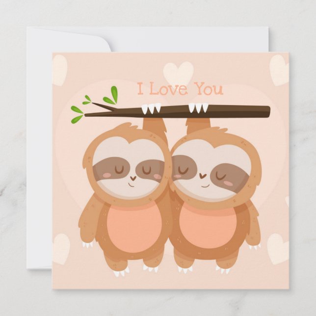 Carte de vacances pour la Saint Valentin (Devant)