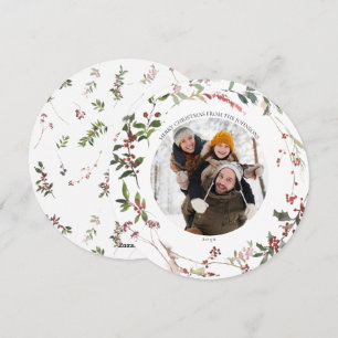Carte de vacances pour le Berry d'hiver chaud