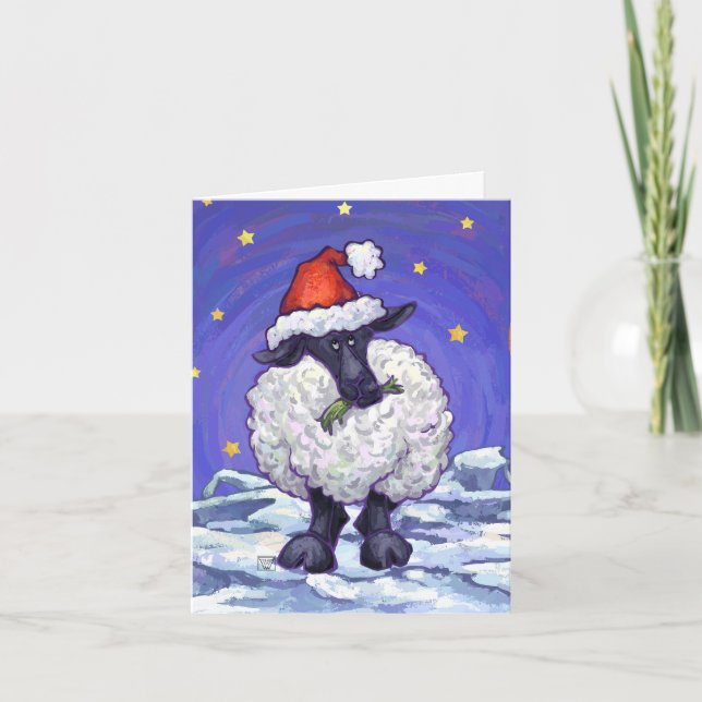 Carte de vacances pour les moutons (Devant)
