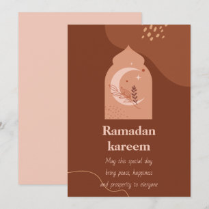Carte de vacances Ramadan Kareem