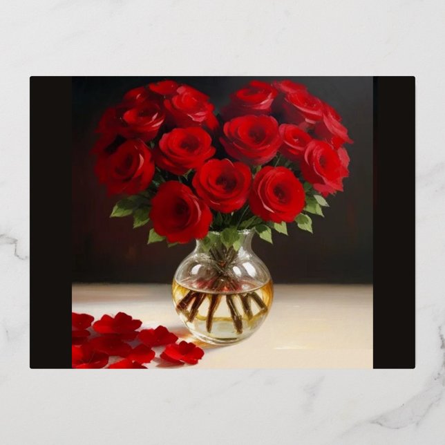 Carte de vacances Red Roses (Créateur téléchargé)