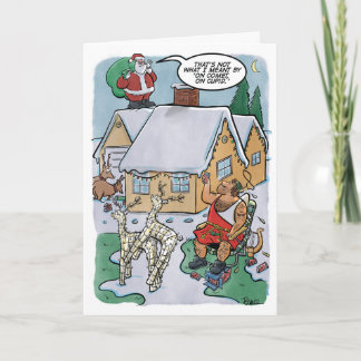 Carte de vacances Reindeer Games