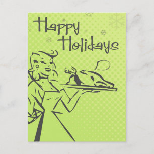 Carte de vacances rétro - Citron vert