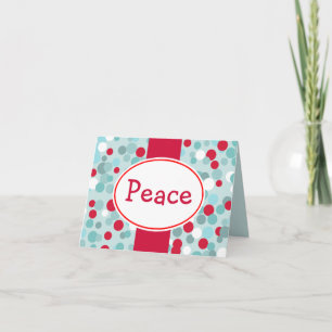 Carte de vacances Retro Peace