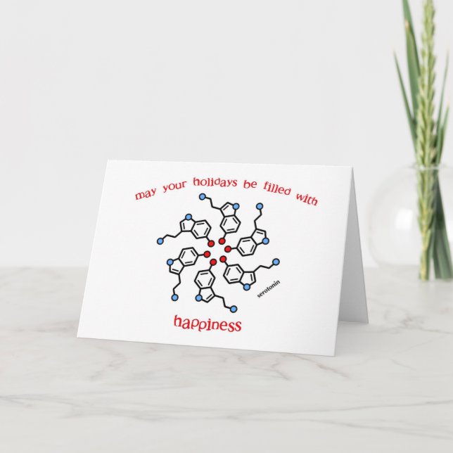 Carte de vacances Serotonin Wreath (Devant)