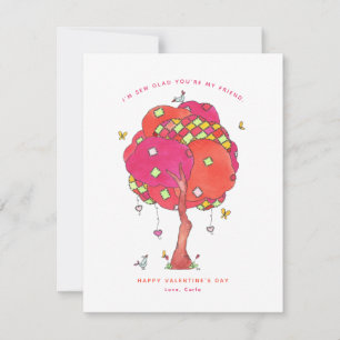 Carte de vacances Sew Cute Valentine