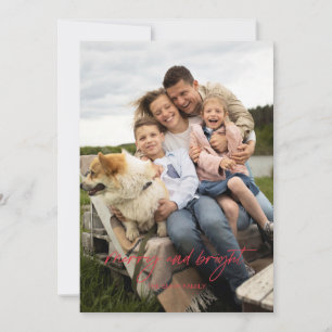 Carte de vacances simple et joyeuse