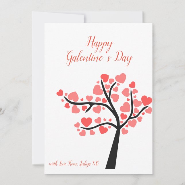 Carte de vacances Simple Happy Galentine's Day (Devant)