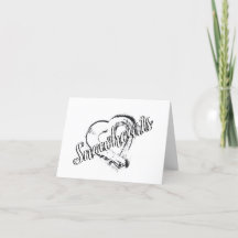 Carte de vacances Snowhearts