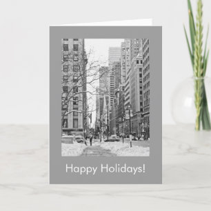 Carte de vacances Snowy Manhattan