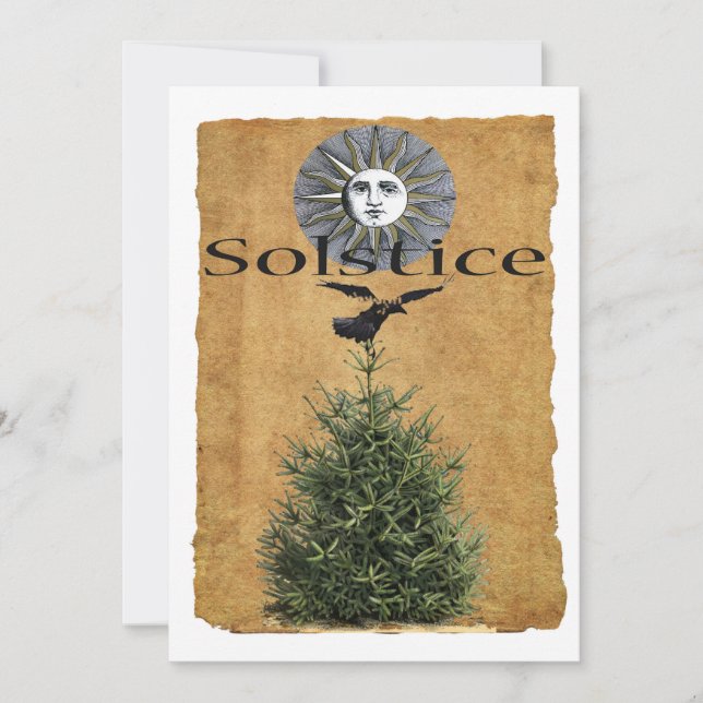 Carte de vacances Solstice d'hiver (Devant)