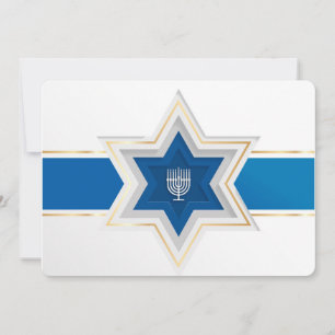 Carte de vacances Star of David Hanoukka
