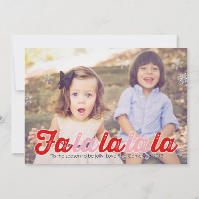 Carte de vacances sur caméra personnalisée (Devant)