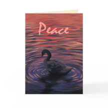 Carte de vacances Swan paisible