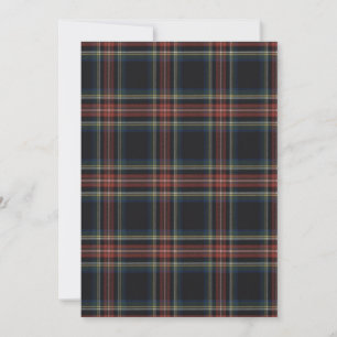 Carte de vacances Tartan Flat
