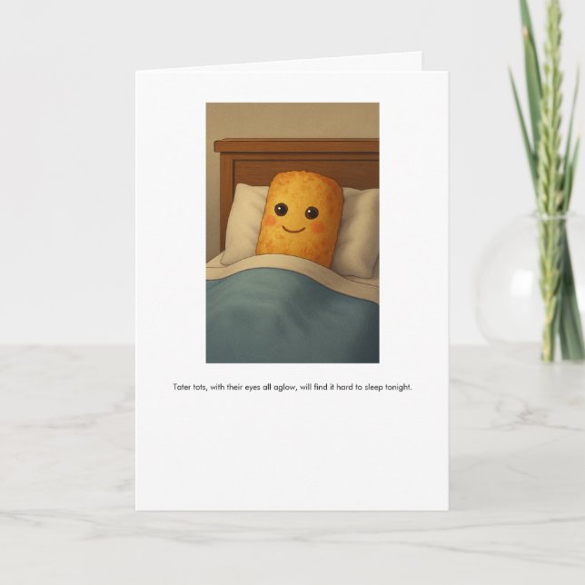 Carte de vacances Tater Tots (Devant)