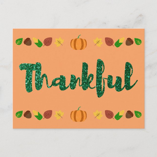 Carte de vacances Thanksgiving (Devant)