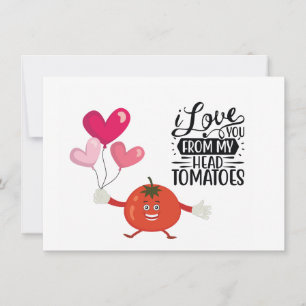 Carte de vacances Tomato Flat