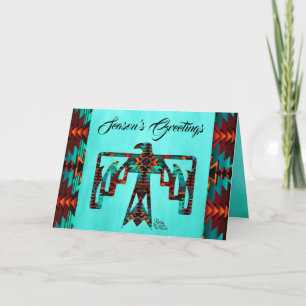 Carte de vacances Tribal Thunderbird