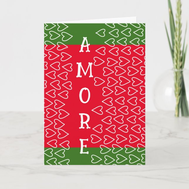 Carte de vacances Valentine simple (Devant)
