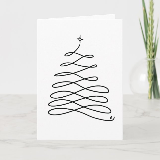 Carte de vacances vierge Erin's Tree (Devant)
