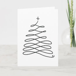 Carte de vacances vierge Erin's Tree